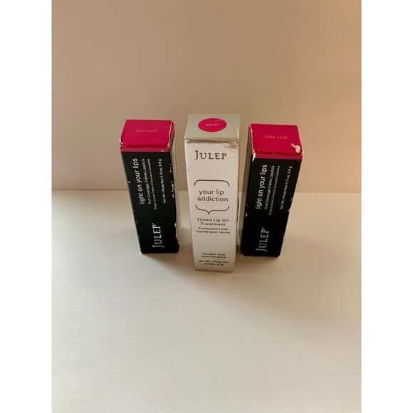 3X Julep LOT Light On Your Lips Full Coverage Lipstick LAST CALL Covet Lip Oil - Picture 2 of 6